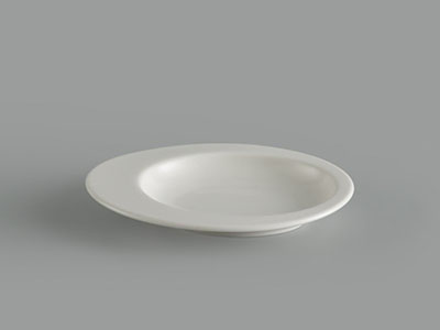 Dĩa oval cá nhân 14 cm Gourmet trắng ngà